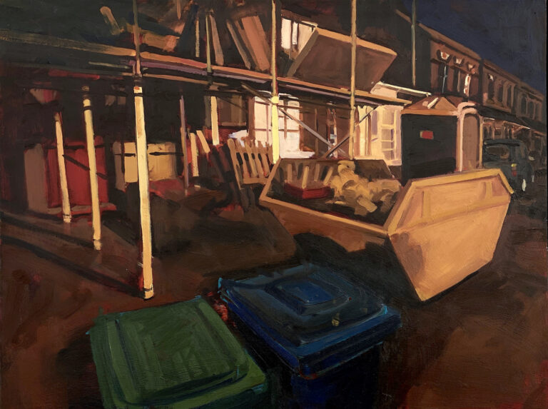 Potters Road I by Paul Regan, Oil on board